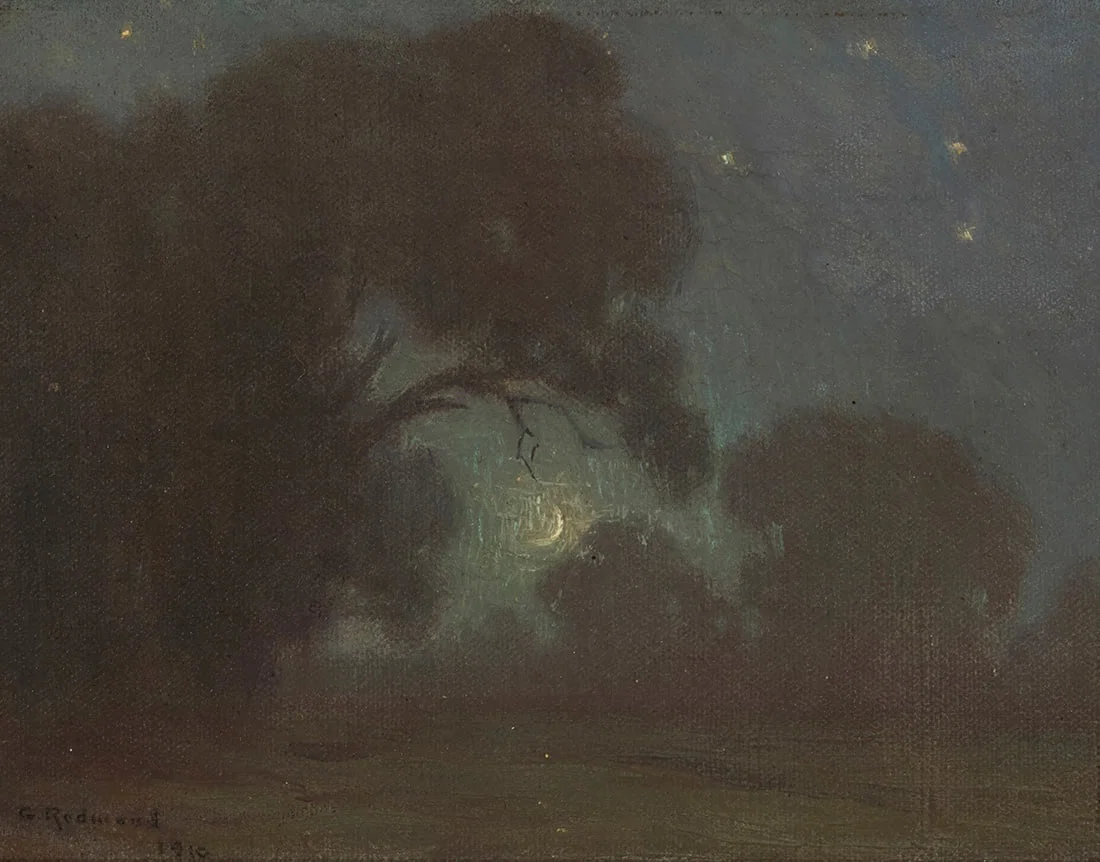 Granville Redmond (1871-1935), "New Moon" (Laguna Beach), 1910