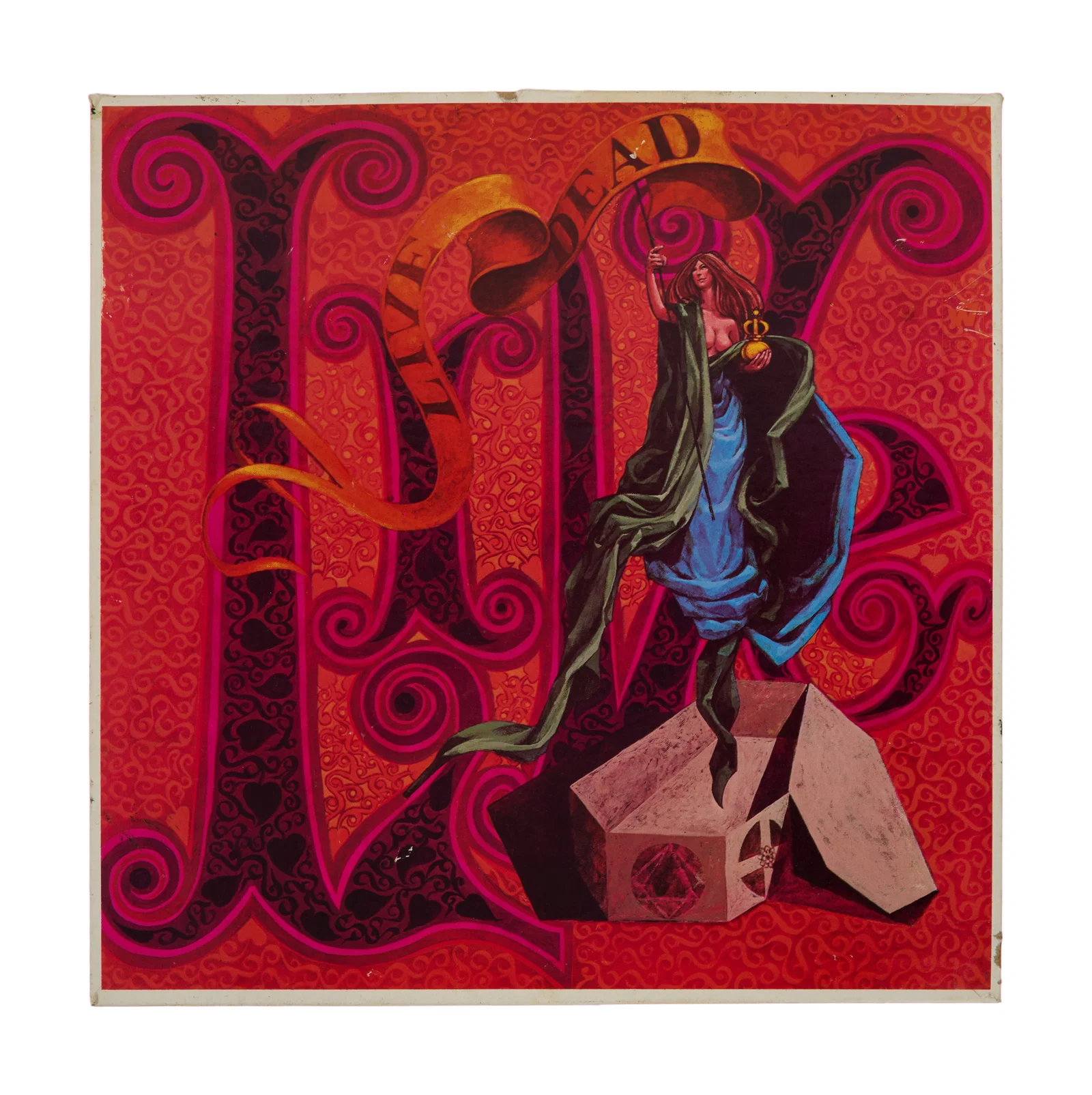 Grateful Dead | 1969 "Live/Dead" Record Store Promo Display Flat