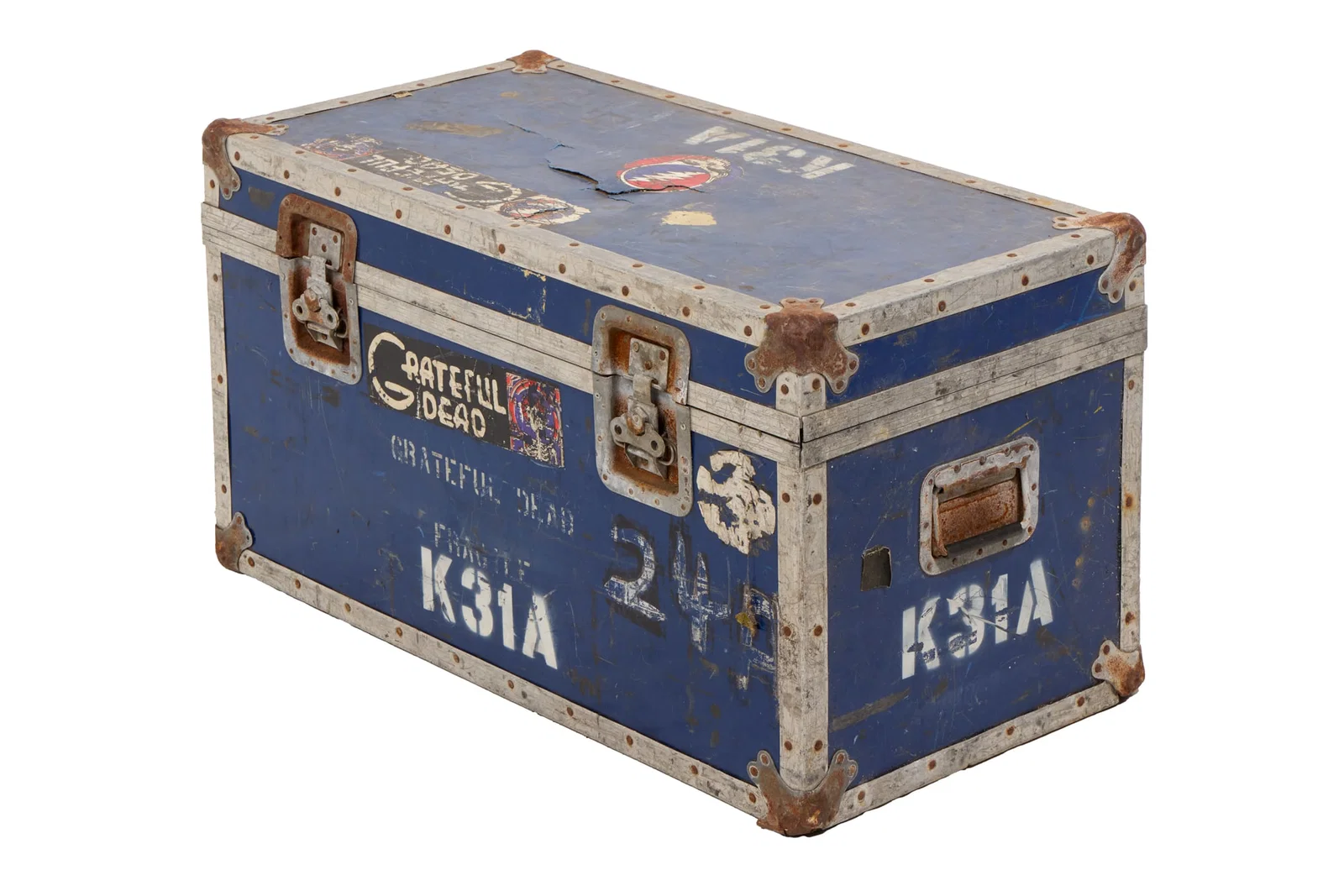 Grateful Dead | 1971 Large Blue Trunk Road Case #K31A Made by William Bal