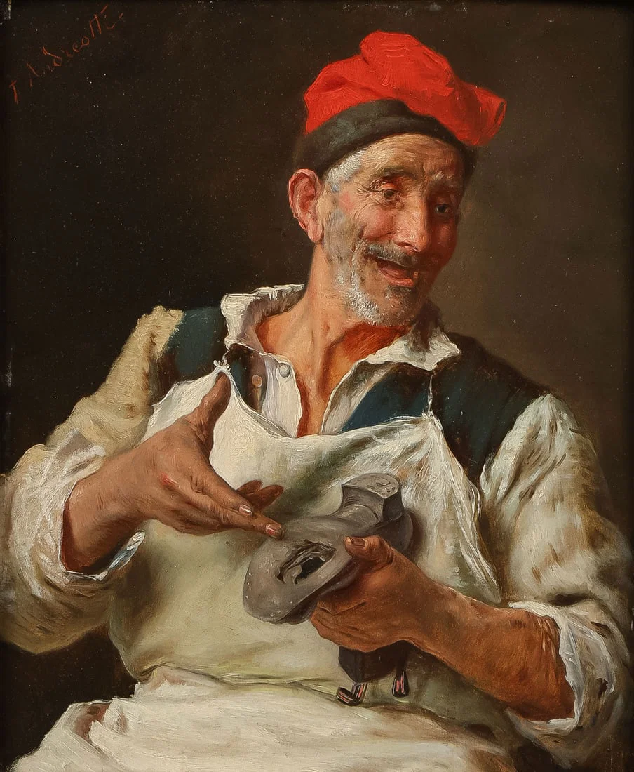 GREAT OIL PAINTING BY FREDERICO ANDREOTTI