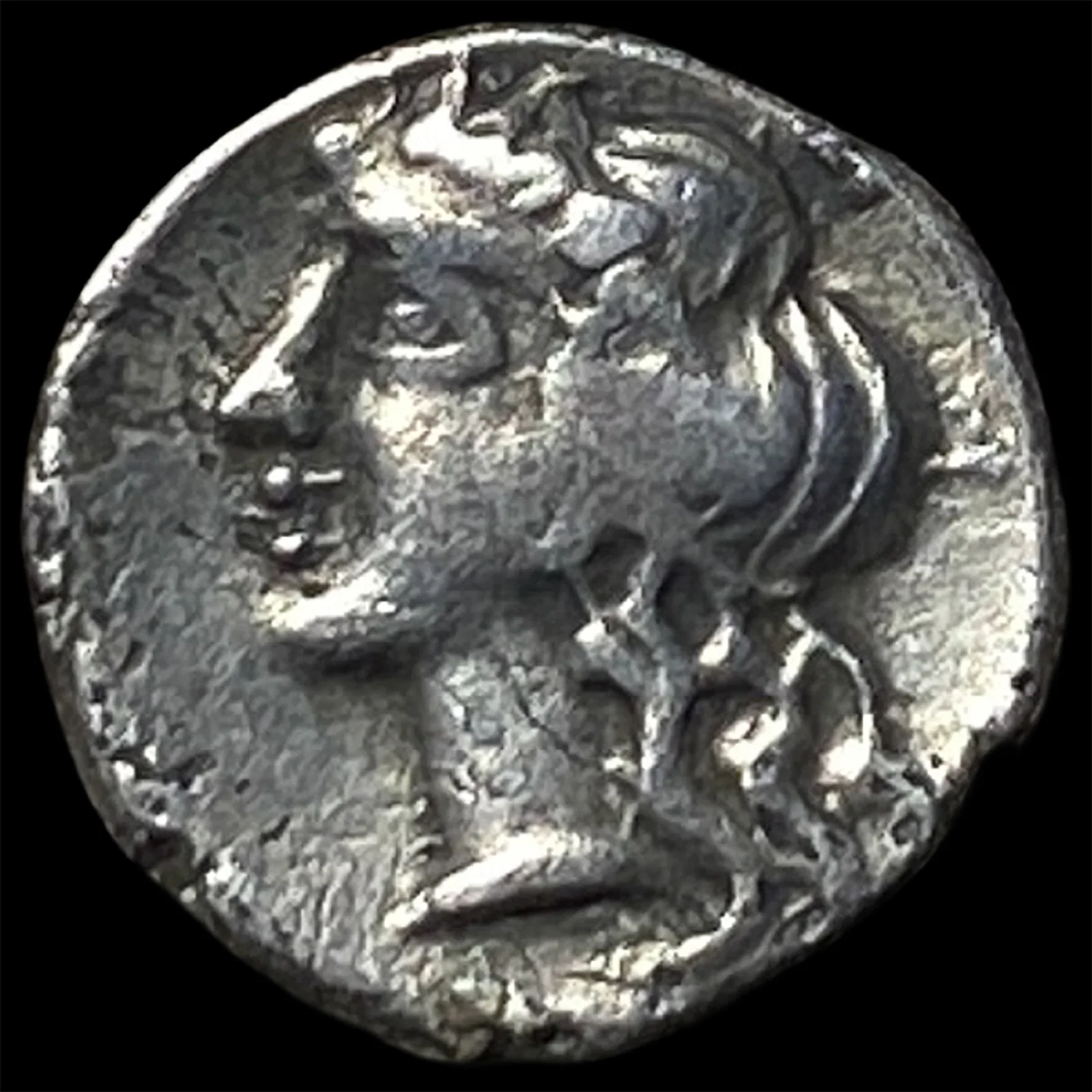 Greek Akarnania Anaktorion Silver Hemidrachm