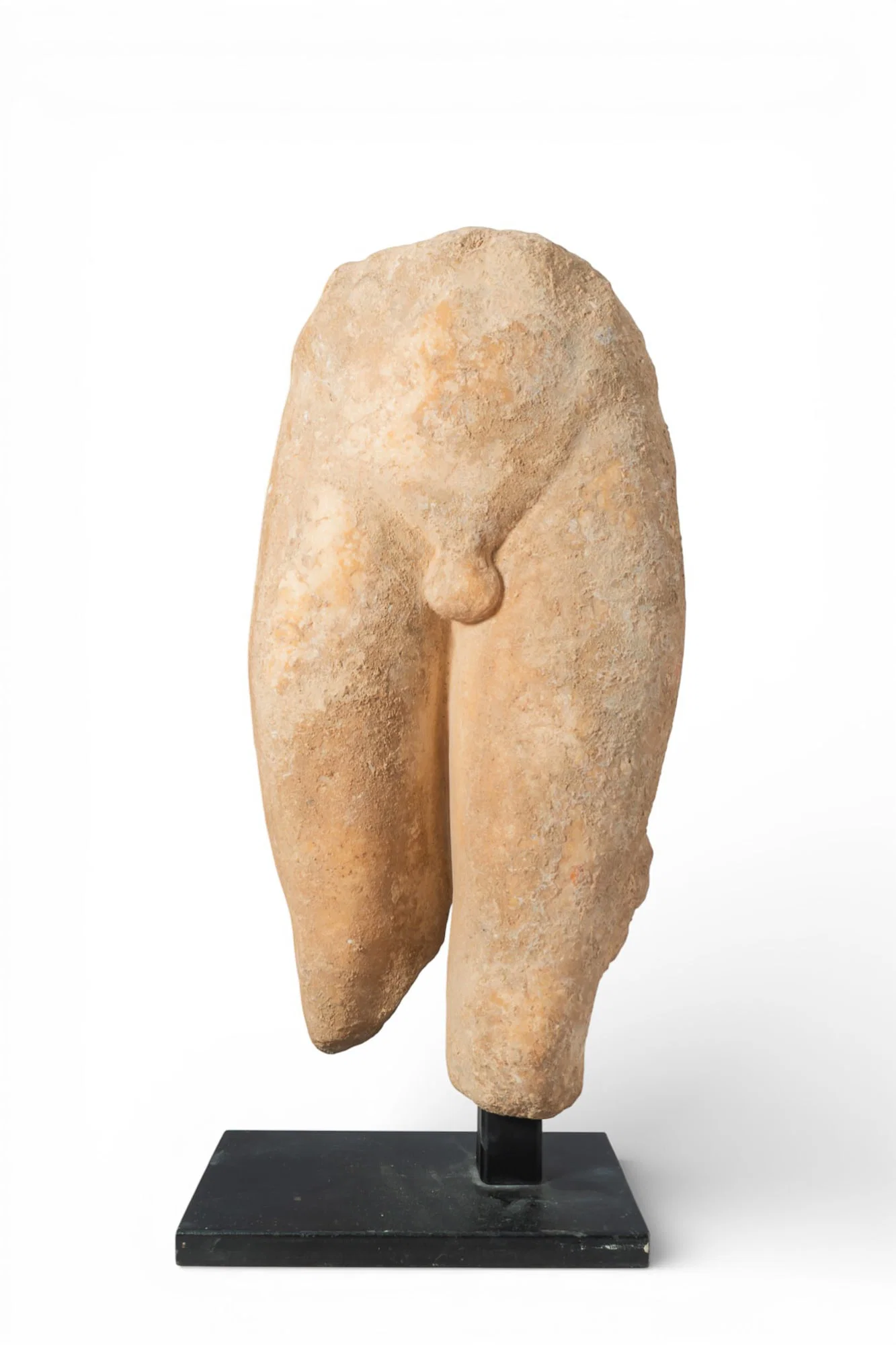 GREEK MARBLE FIGURE OF KOUROS