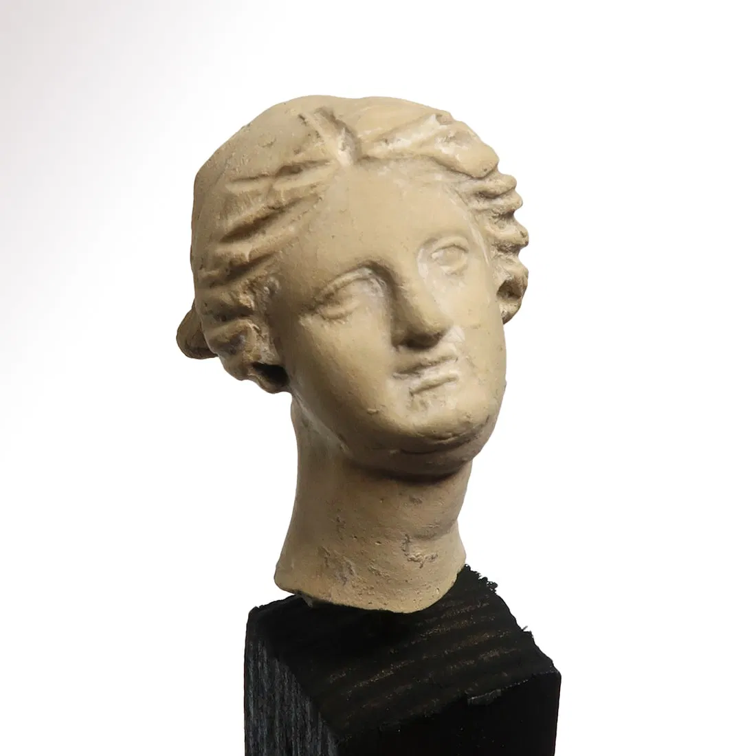 Greek Terracotta Head of a Lady, c. 3rd Century B.C.