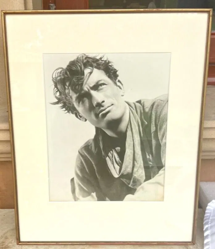 Gregory Peck Portrait by Al St. Hilaire from Duel in the Sun with COA