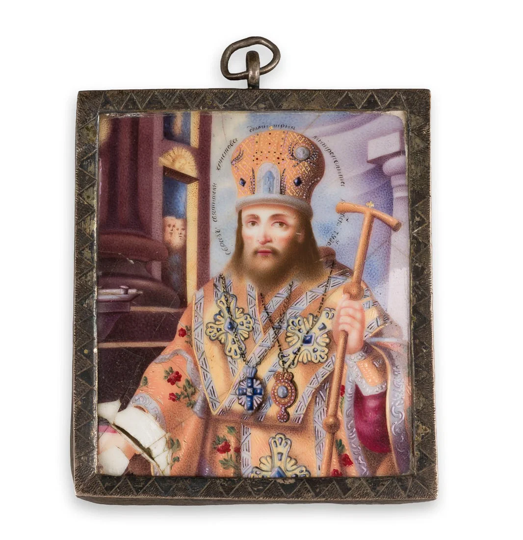 | GROSSES FINIFT MIT DEM HEILIGEN DMITRIJ VON ROSTOW