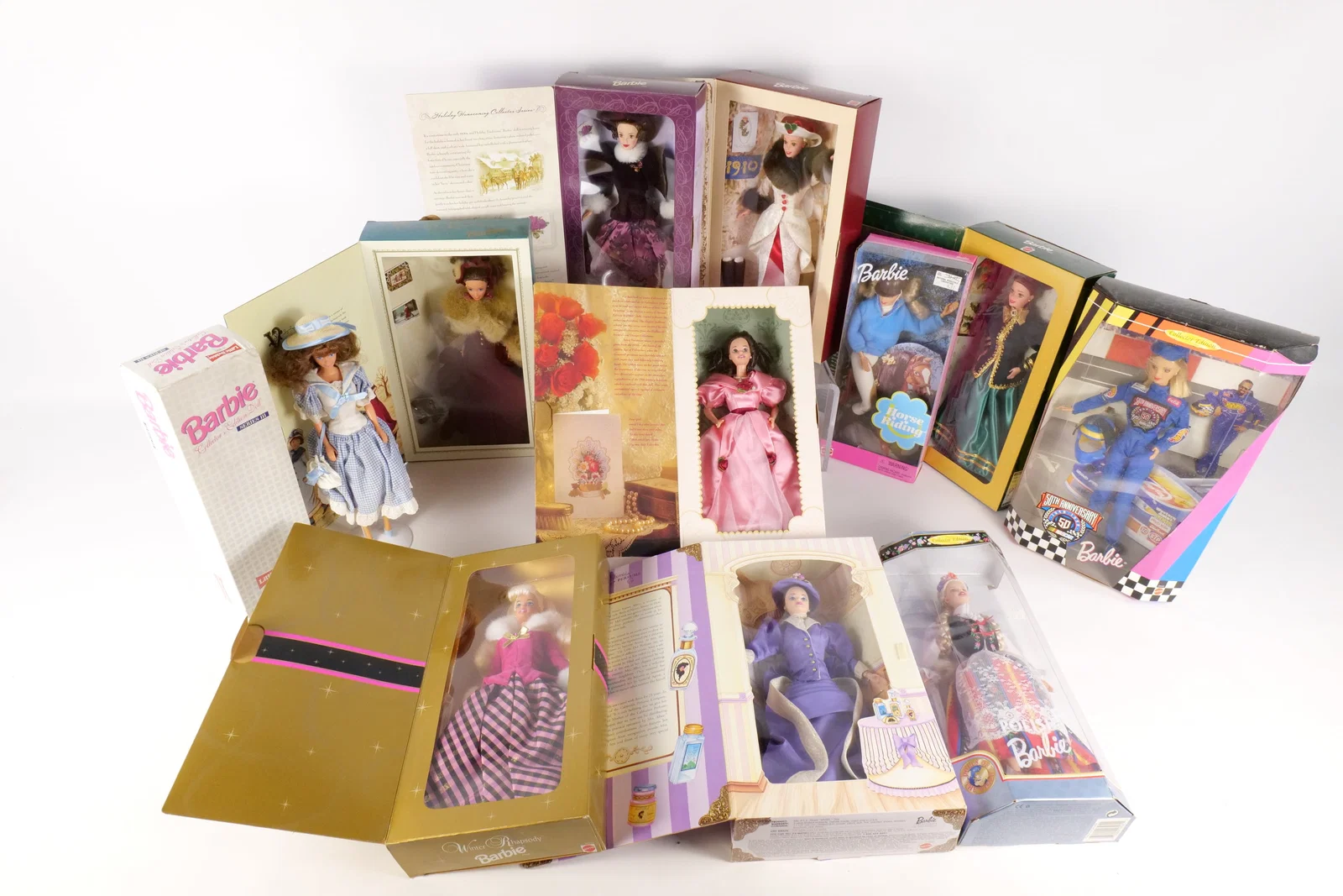 Group Lot of Barbie Dolls