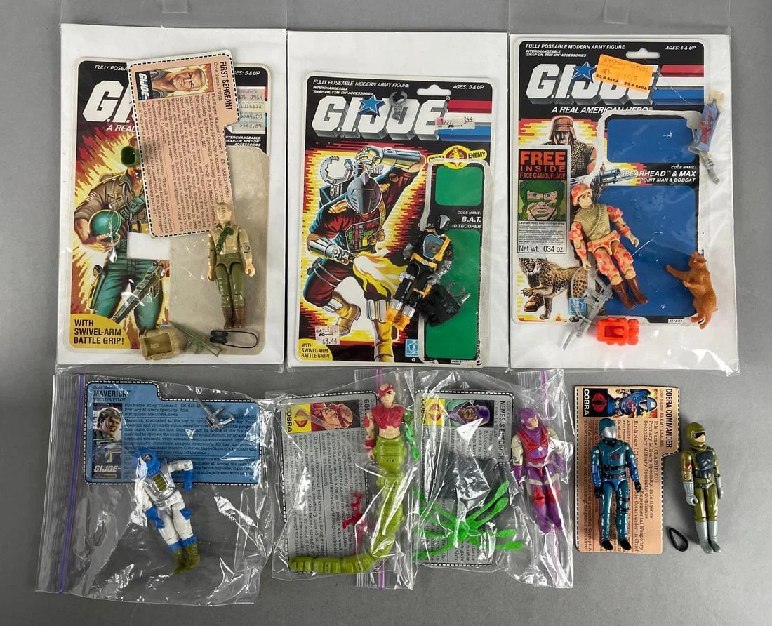 Group of 1980s Hasbro G.I. Joe Action Figures