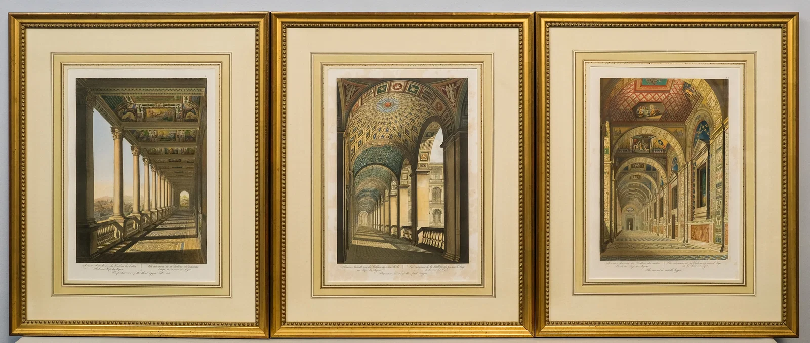 Group of 3 Views of the Vatican