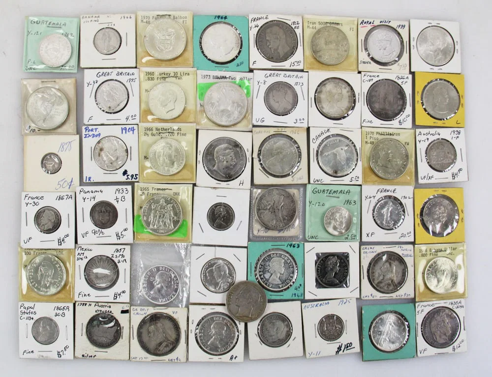 Group of Silver Foreign Coins