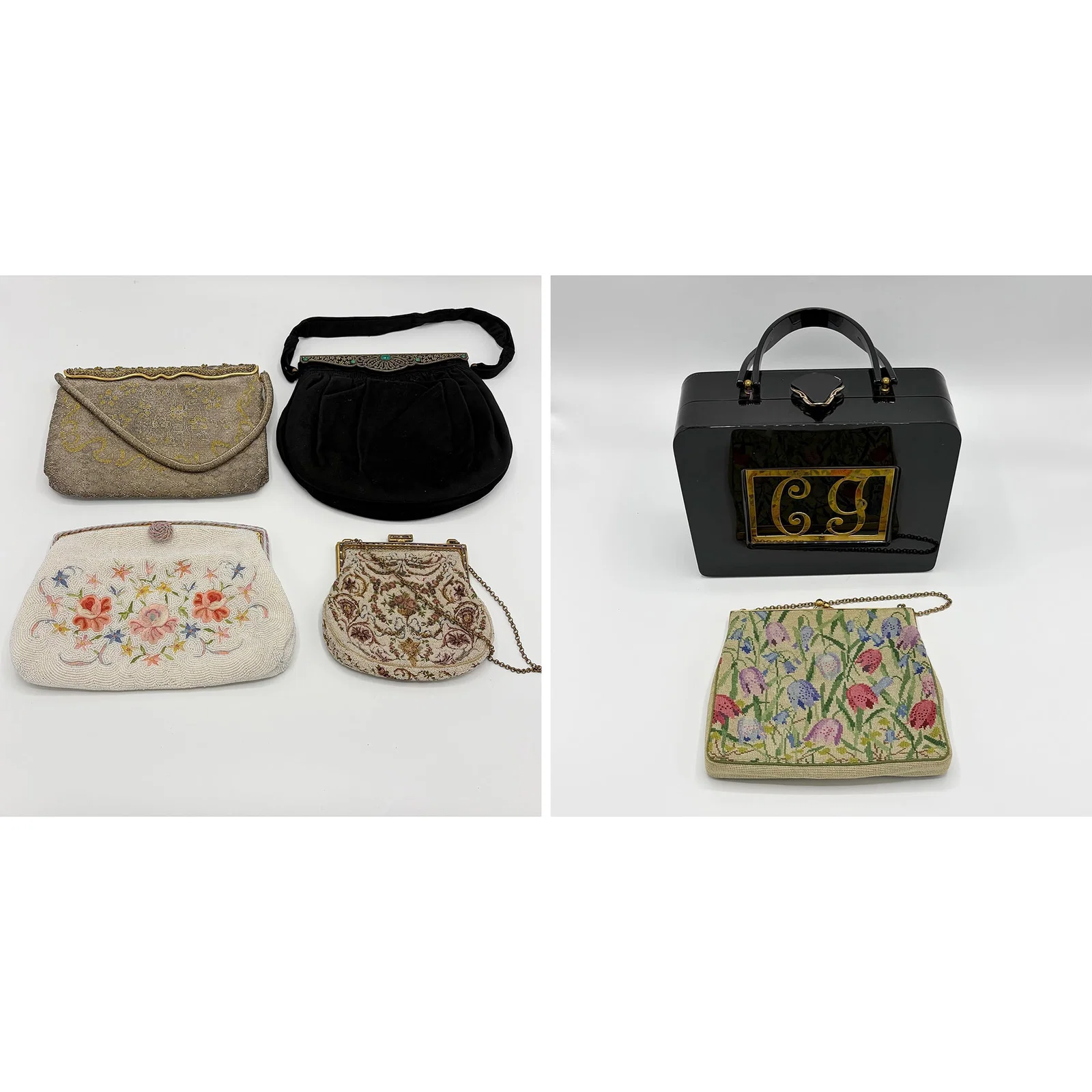 Group of Six Evening Bags