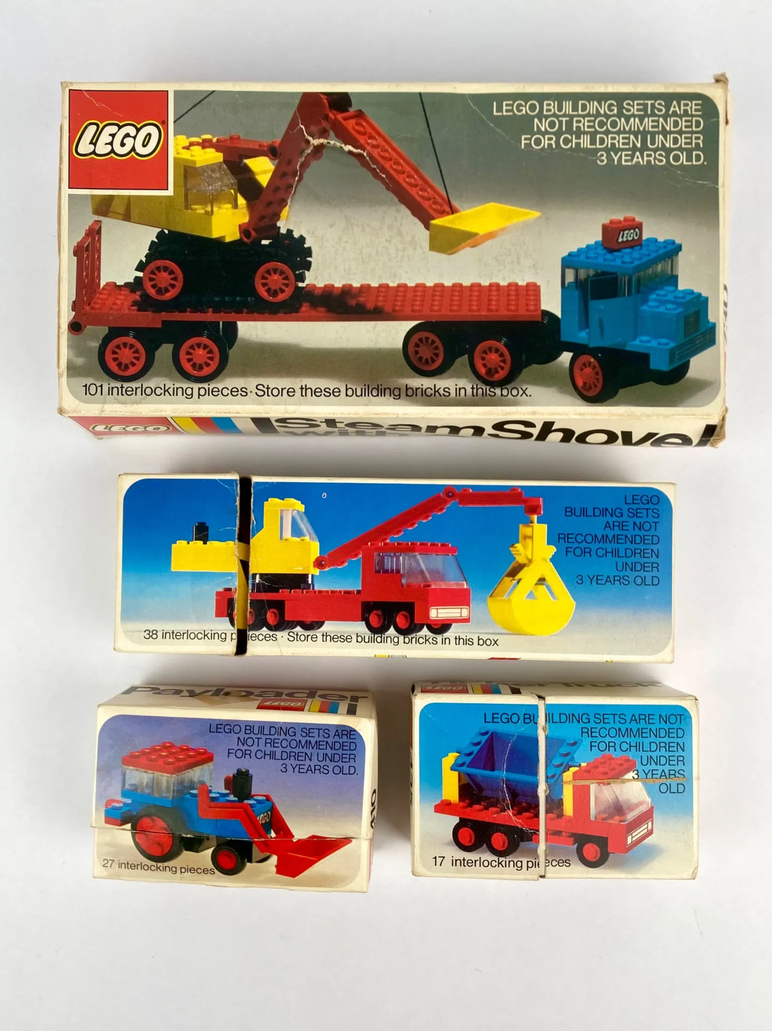 Group of Vintage 1970s LEGO sets