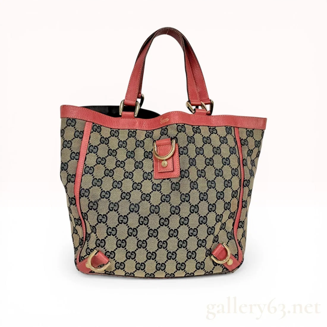 Gucci Abbey D-Ring Monogram Canvas Tote Bag