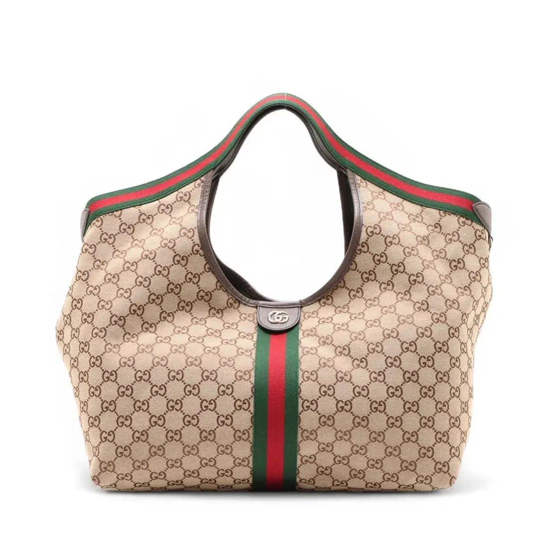 GUCCI GG CANVAS CANVAS TOTE BAG