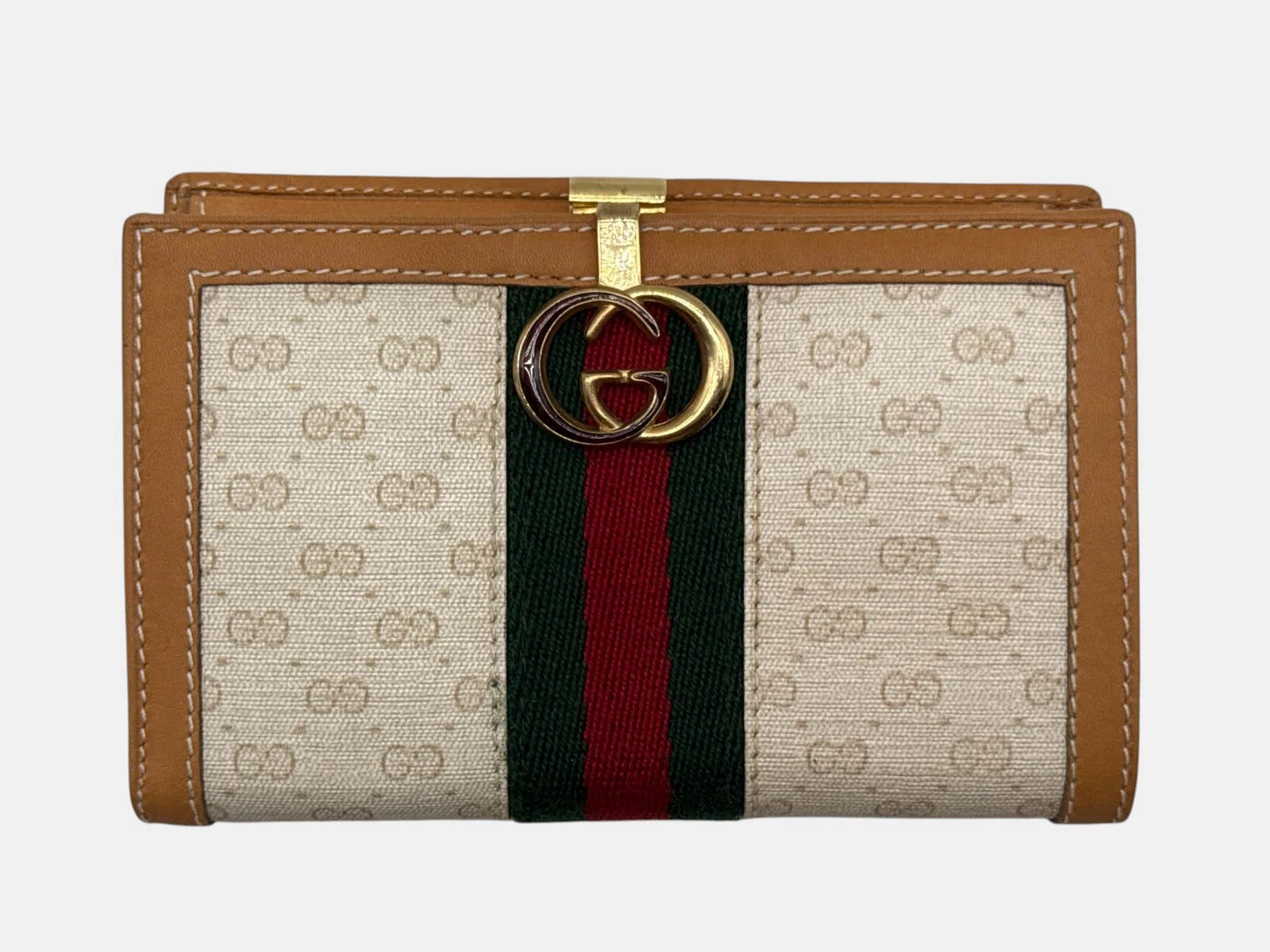 Gucci Ophidia Sherry Line Monogram Wallet