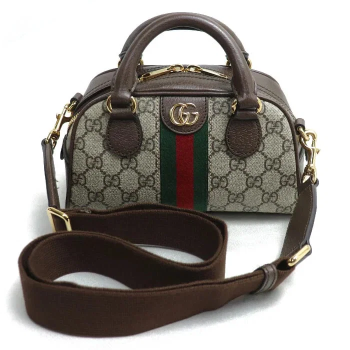 GUCCI OPHIDIA TOP HANDLE MINI SHOULDER BAG