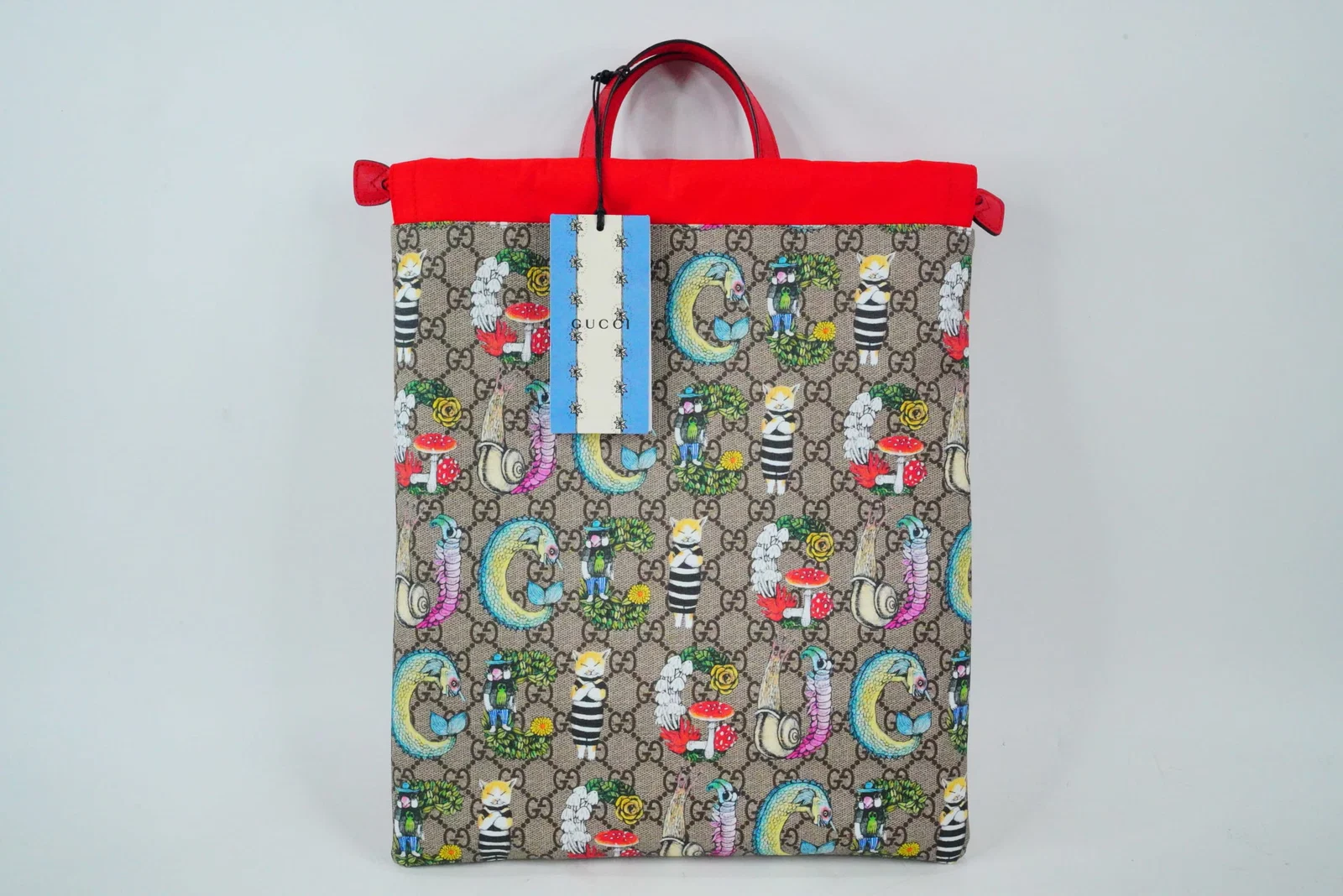 Gucci x Higuchi Yuko Animal GG Drawstring Backpack
