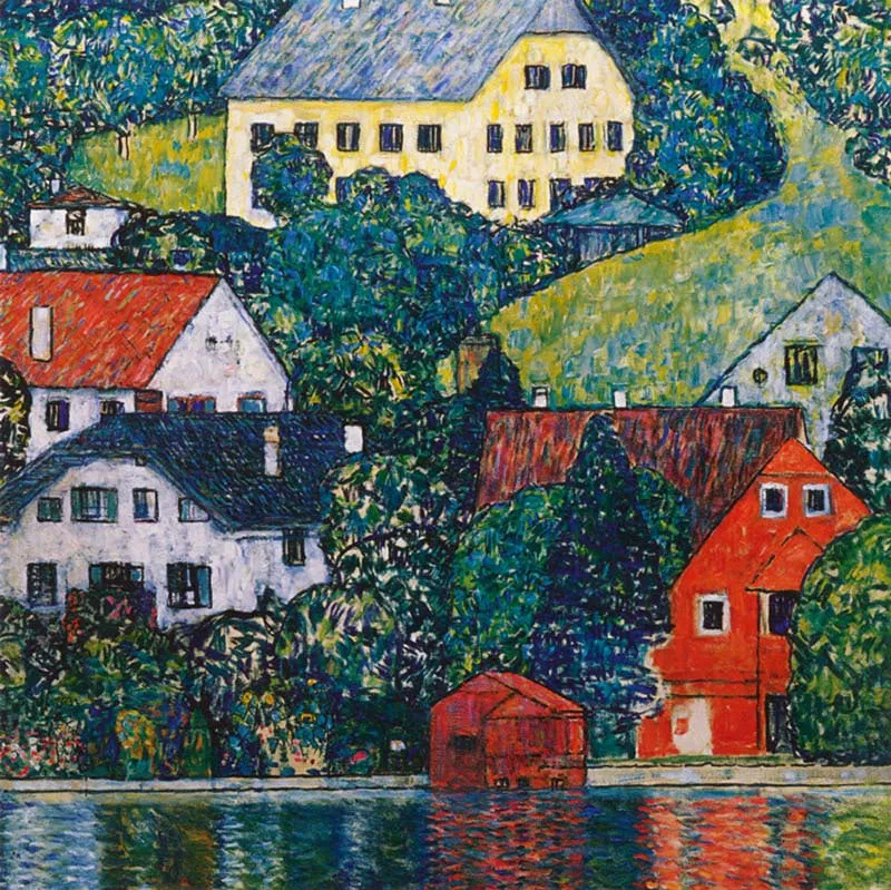 Gustav Klimt (Austrian 1862-1918) Limited Edition Hand Embellished Painting on canvas