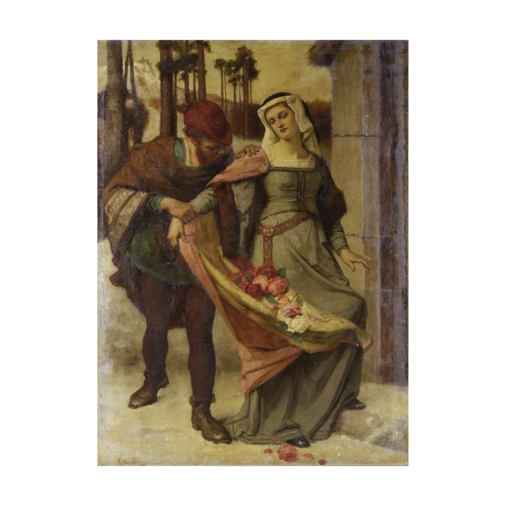 Gustav Pope (Anglais, 1831-1910) Faust et Marguerite