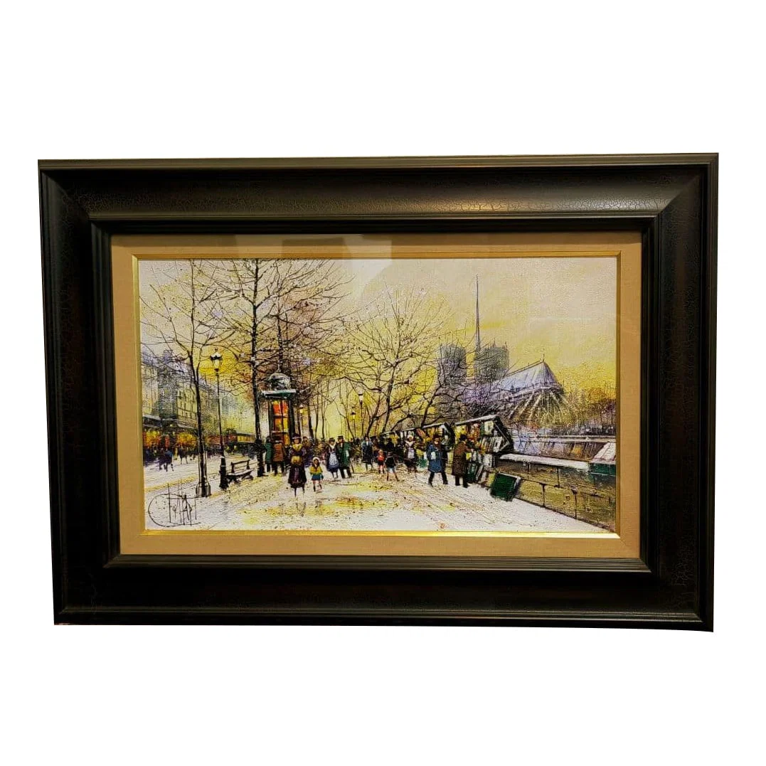 Guy Dessapt: Left Bank of Paris and Notre-Dame Cathedral