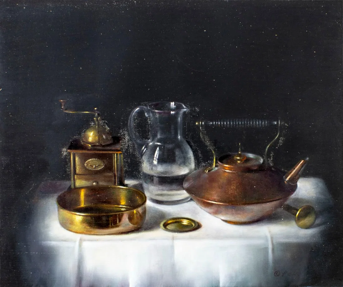 Gyula Paksy (Hungary,1912-?) oil painting