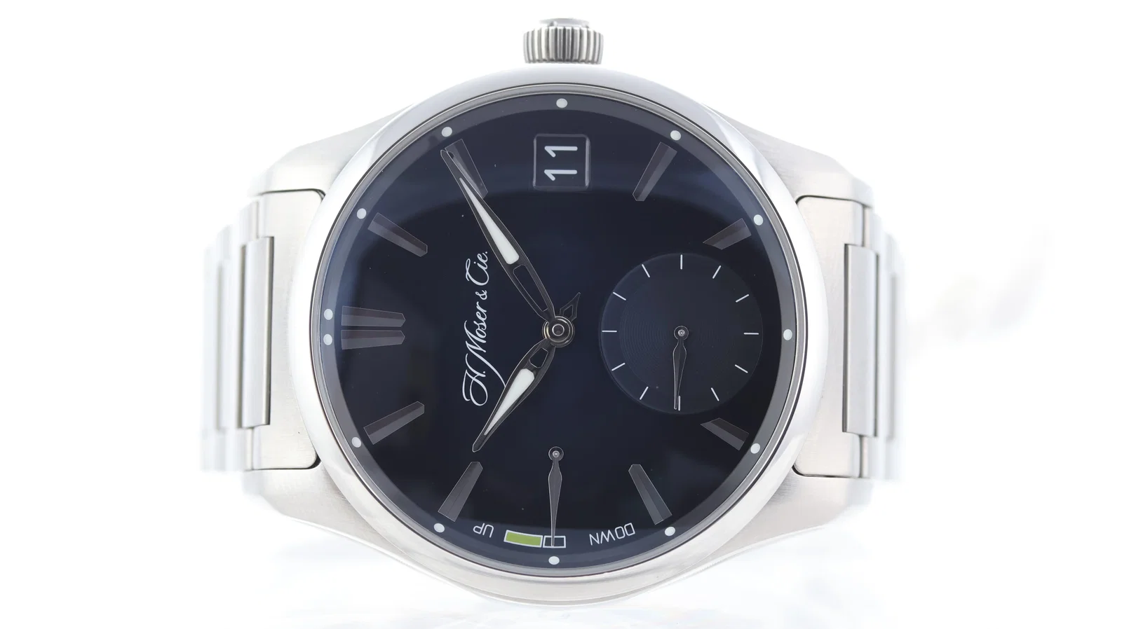 H. Moser & Cie Pioneer Perpetual Calendar Ref 3800-1200 with Box and Papers 2017