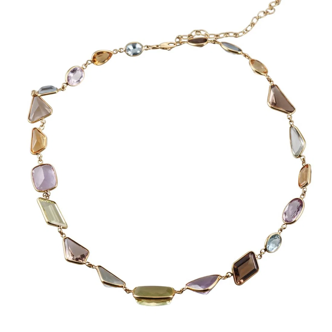 H. Stern 18k Gold Multi Gemstone Necklace