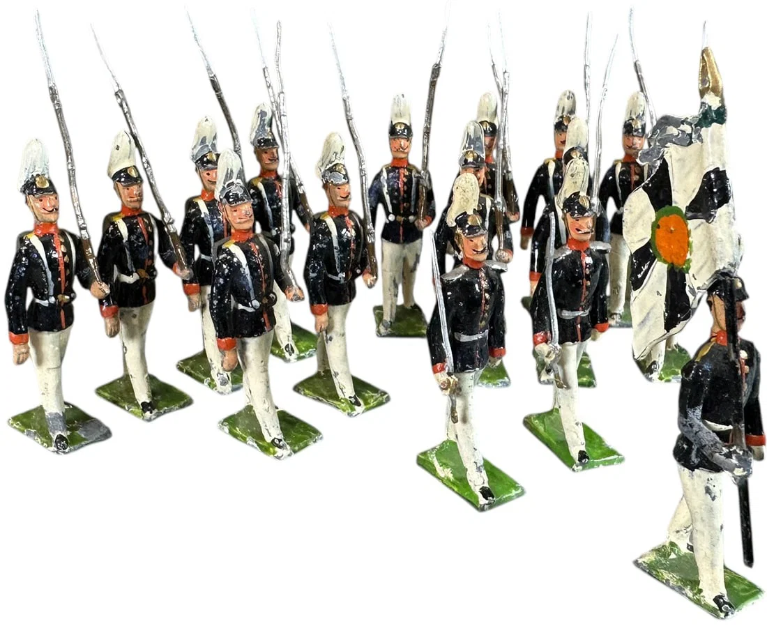 HAFFNER PRUSSIAN GUARDS IN PARADE LEAD