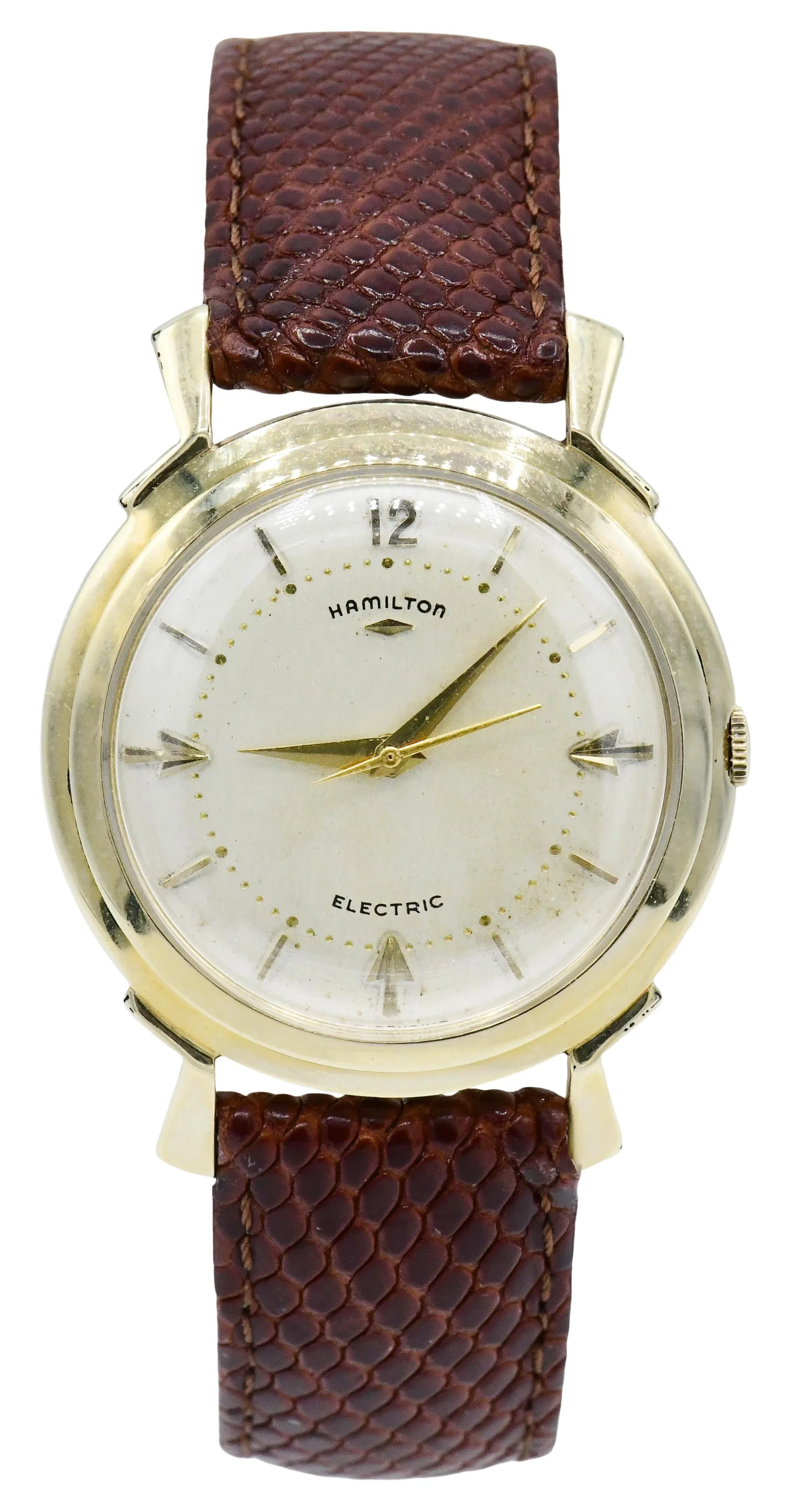 Hamilton 14K Gold Electric Wristwatch