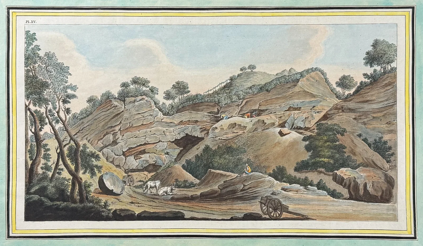 Hamilton & Fabris - Section of a part of the cone of the Mountain of Somma. 15