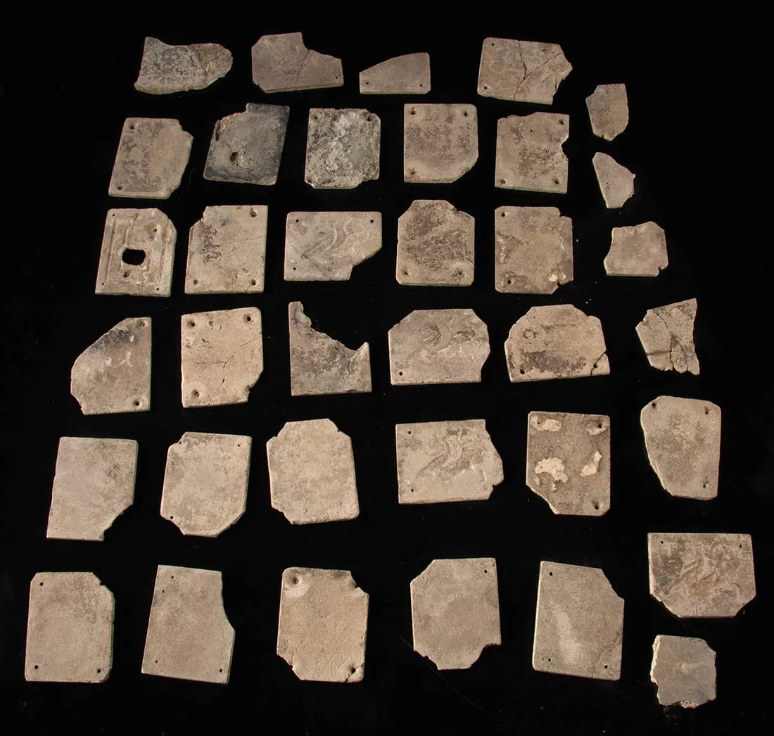 Han Glass Burial Suit Tiles, ex-Skinner & ex-Ellsworth