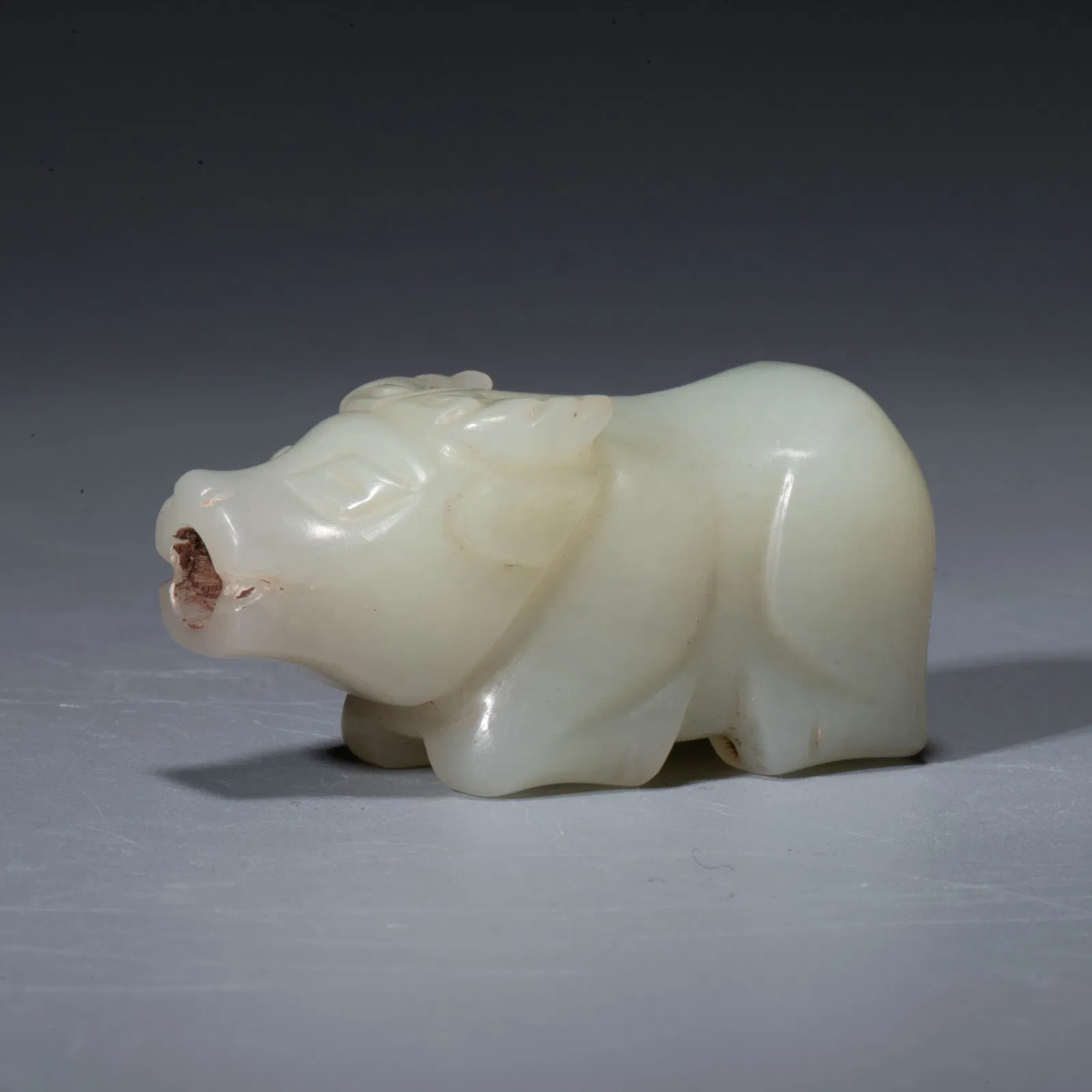 Han jade cow tube