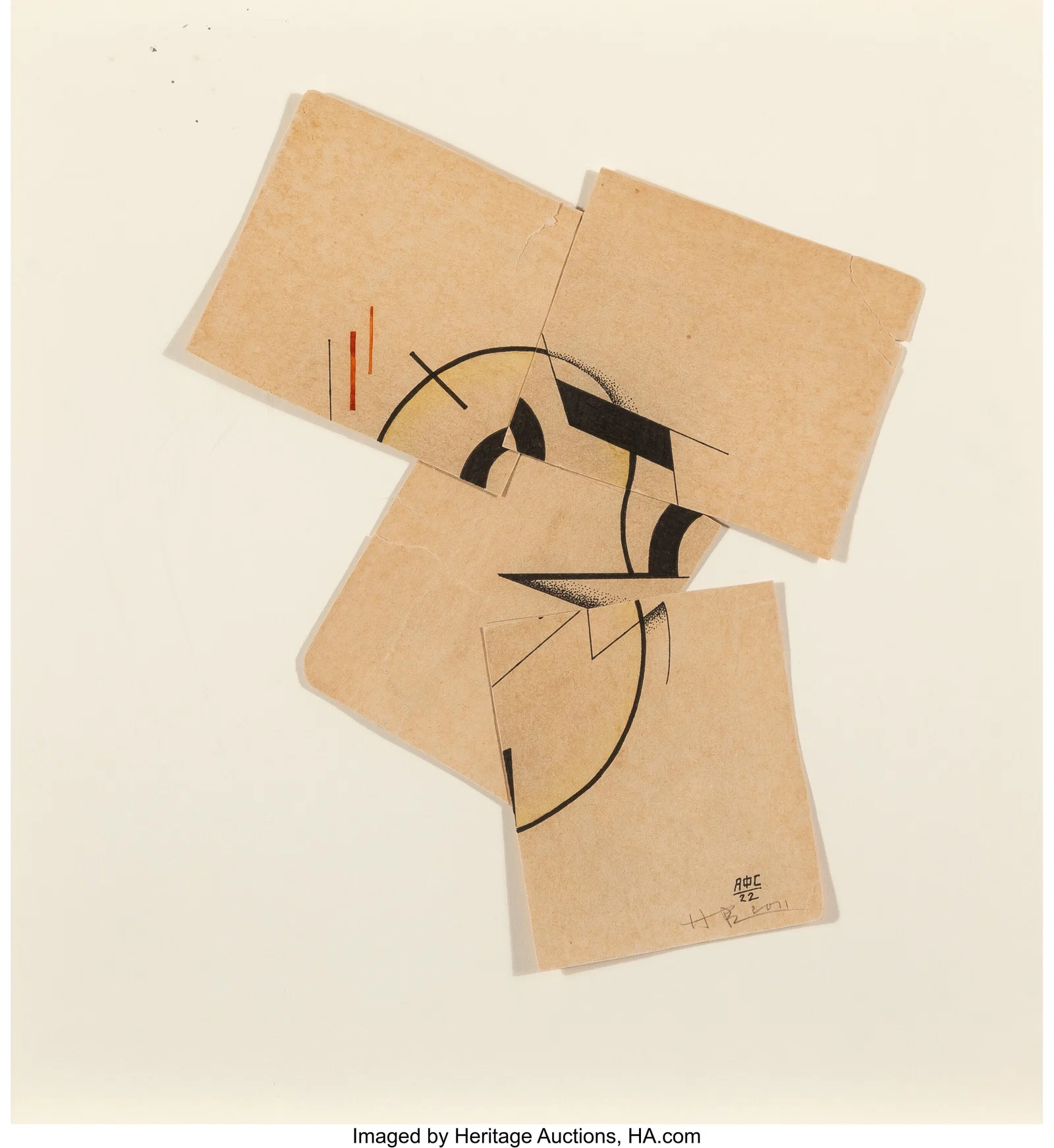 Hans Breder (1935-2017) Safronova Recycled, 2011