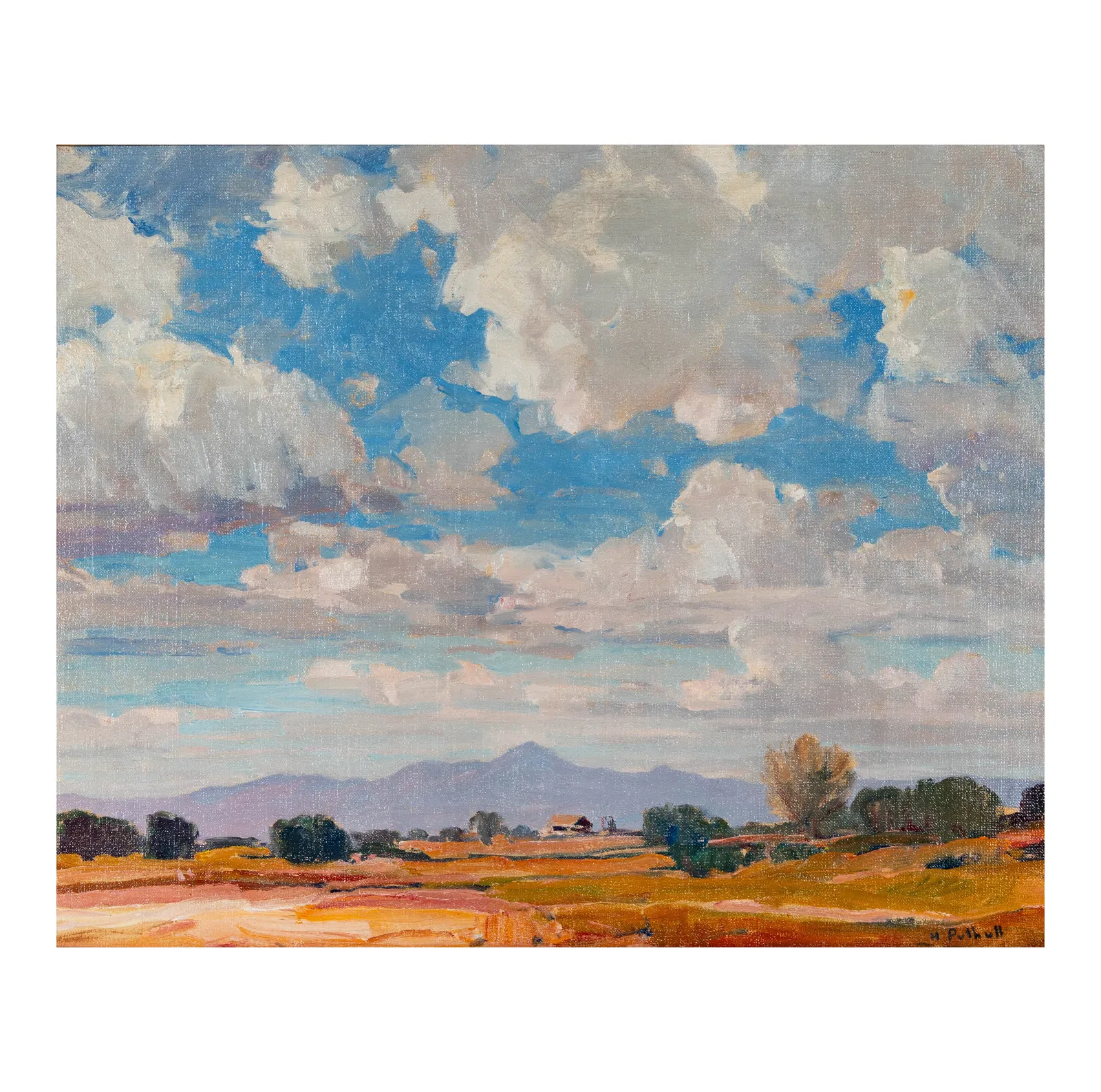 Hanson Duvall Puthuff (1875 - 1972): Big Sky- Southern California