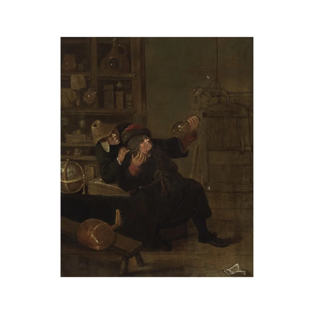 Harmen Hals (Haarlem 1611-1669) L'Alchimiste