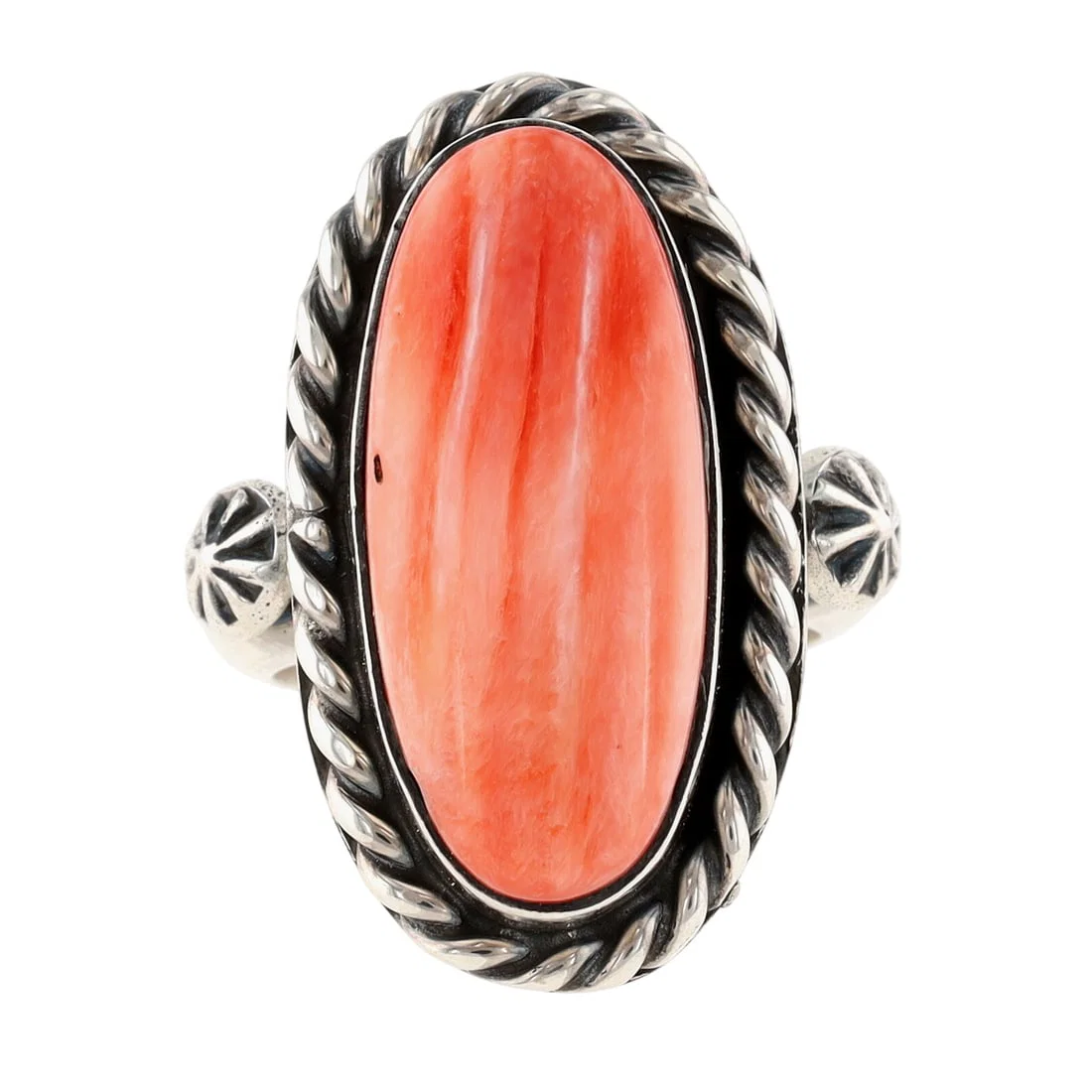Harold Joe Navajo Spiny Oyster Ring Sz 6
