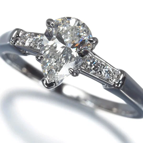 HARRY WINSTON RING DIAMOND TRYST PEAR-SHAPED