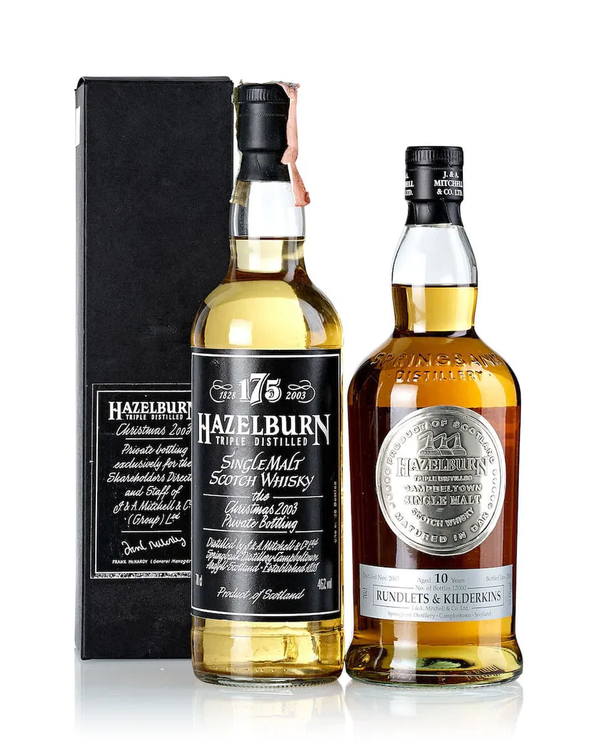 Hazelburn 10 Year Old, 2003 (1x 700ml) Hazelburn Christmas, 2003 (1x 700ml)