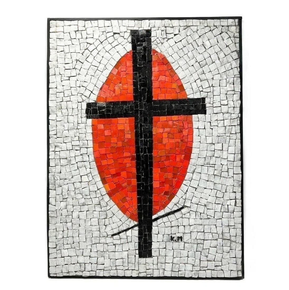 Heidi Melano after Kazimir Malevich Large Suprematist Mosaic Panel 1980