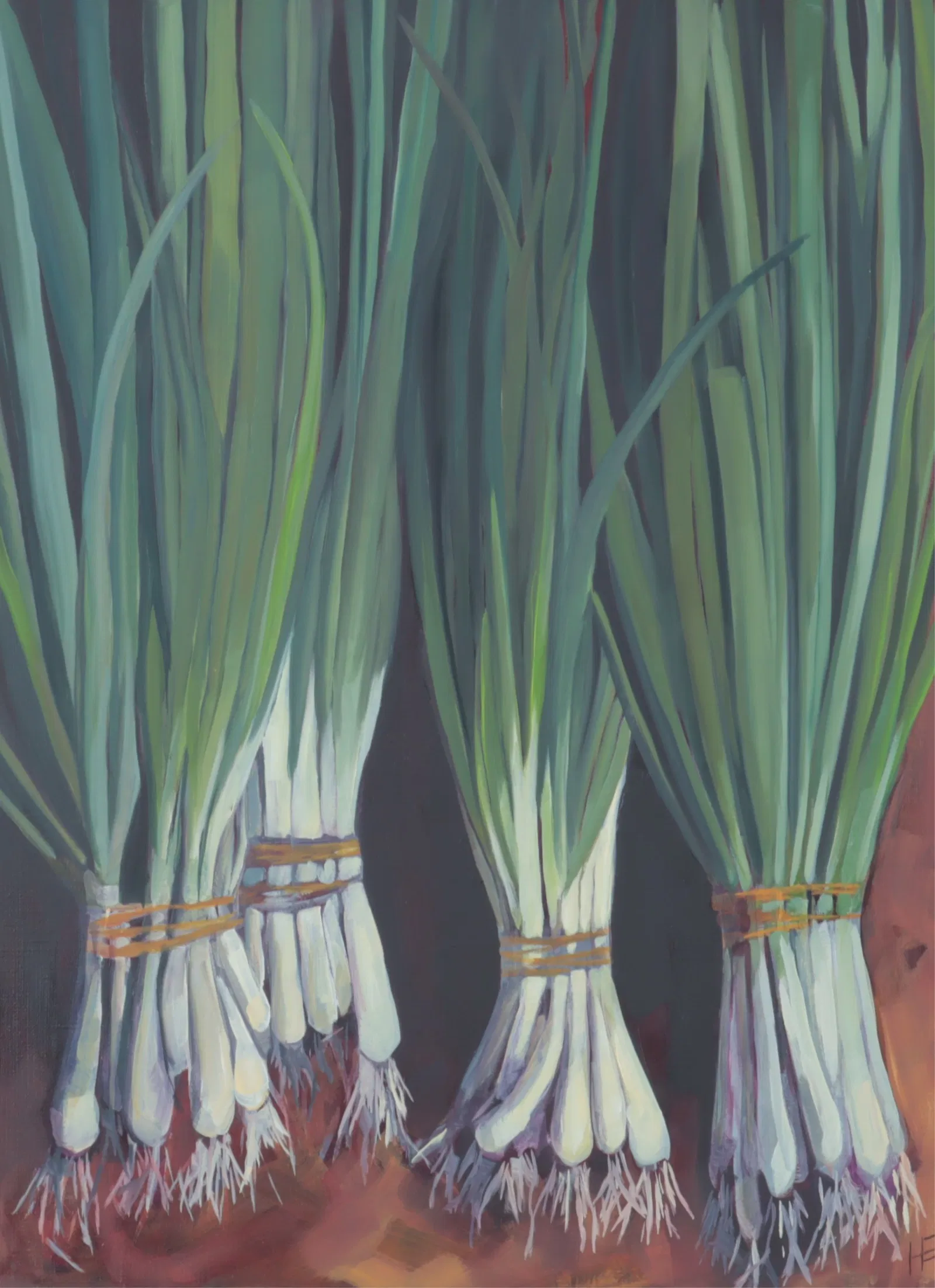 Helen Elliott - A Bunch of Onions O/C