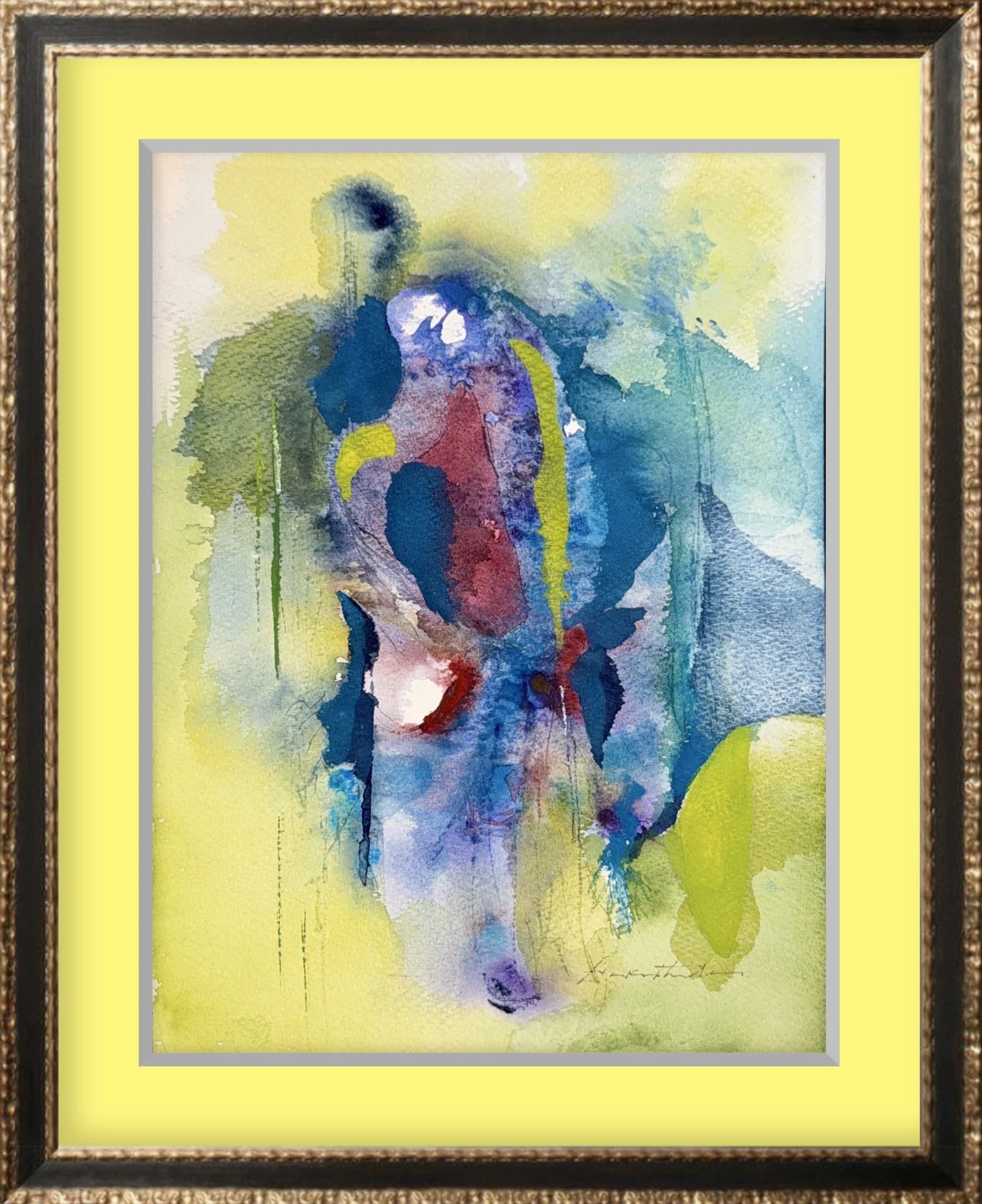 Helen Frankenthaler, Gouache on Paper, American (1928 - 2011)