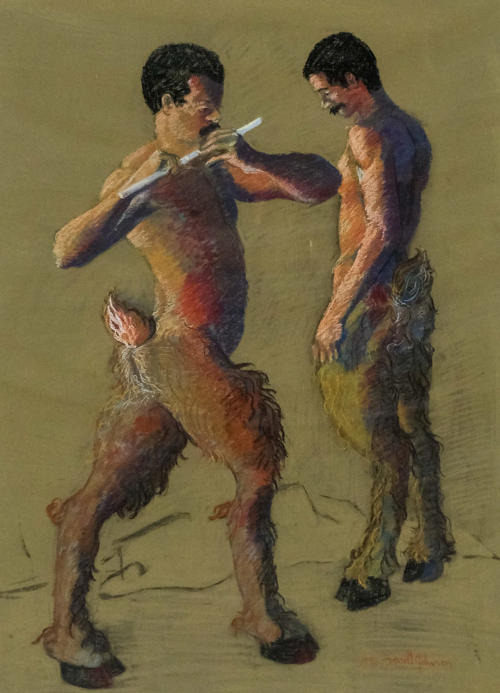 Helen Sewell Johnson, Two Satyrs