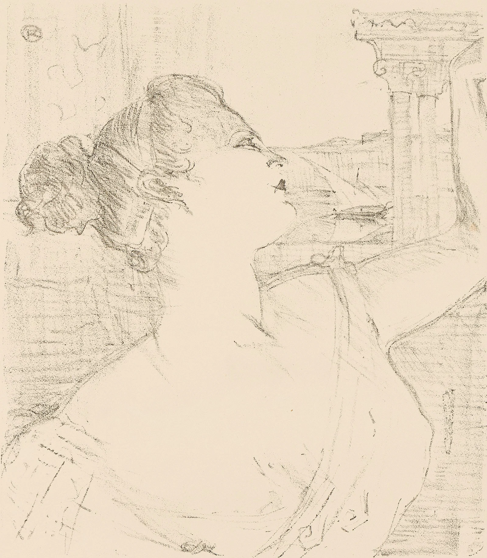 Henri de Toulouse-Lautrec (1864 - 1901), Sybil Sanderson, 1898.