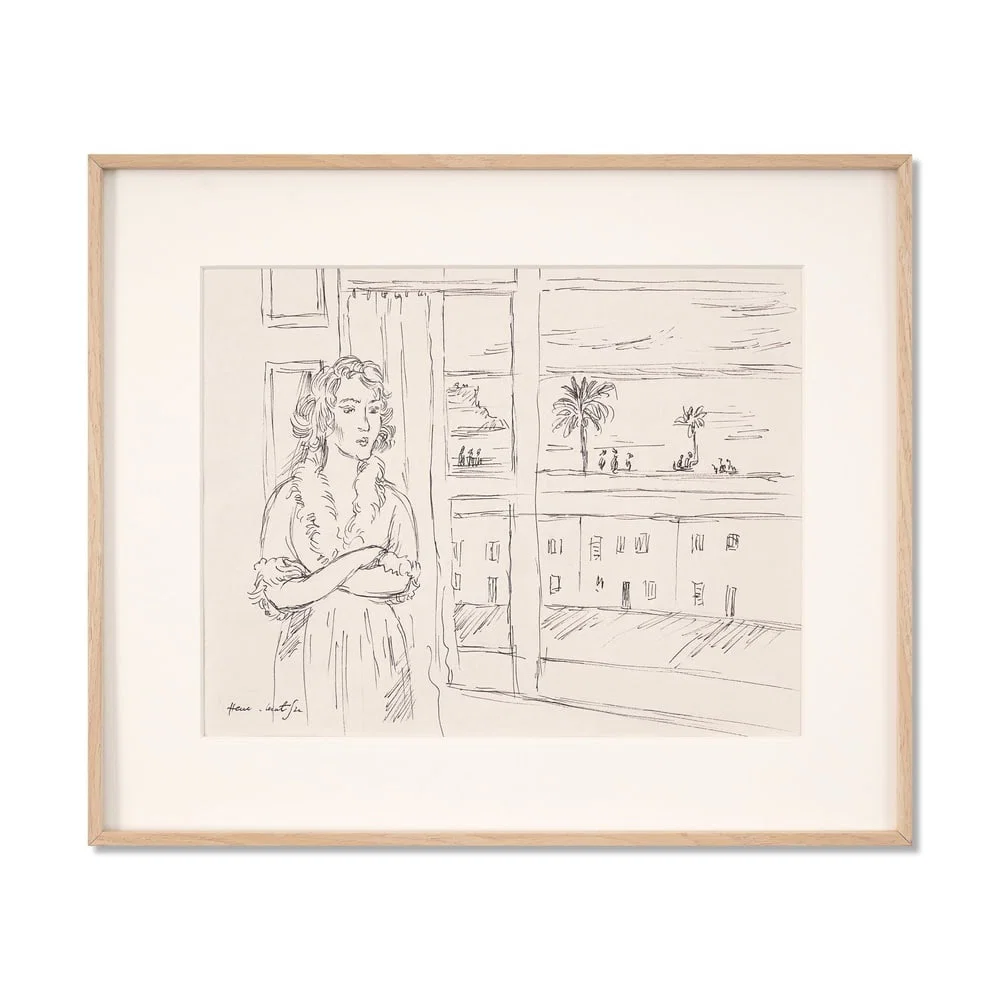 HENRI MATISSE (1869-1954), ATTRIBUTED TO, PENCIL AND INDIA INK ON PAPER