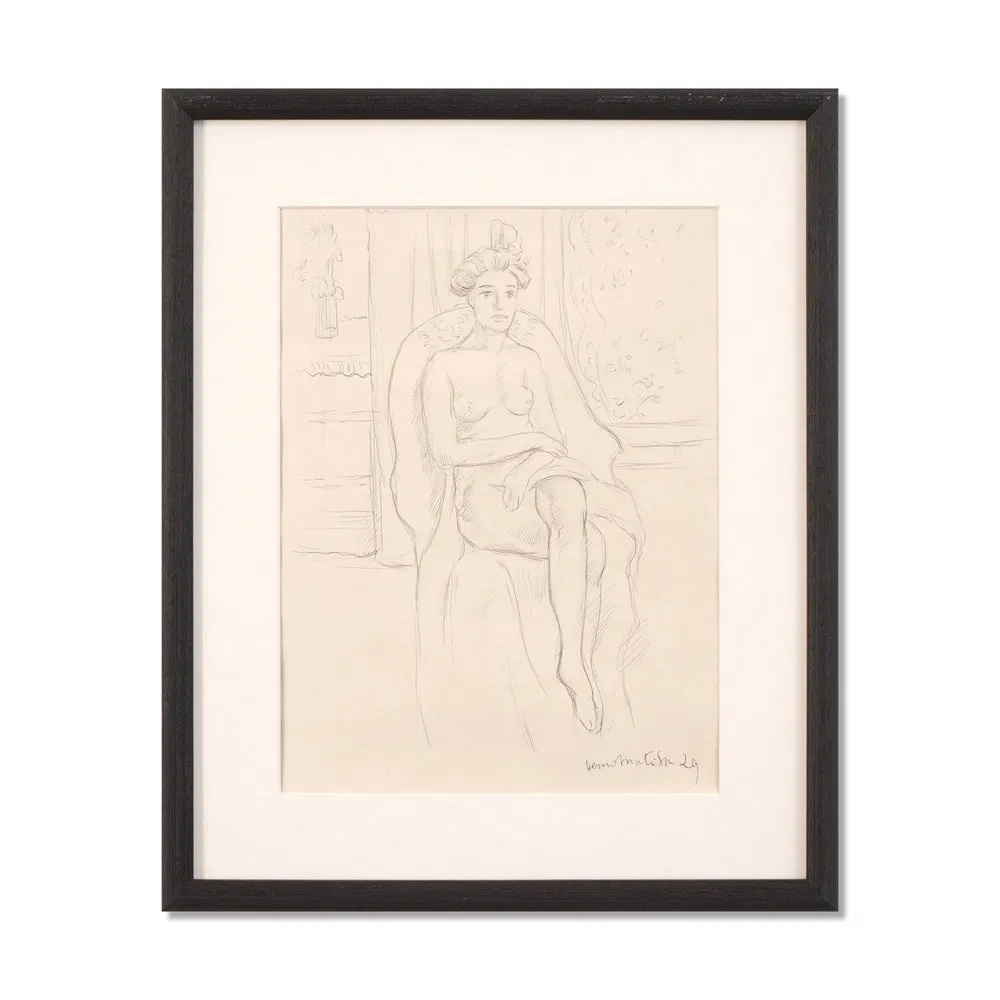 HENRI MATISSE (1869-1954), ATTRIBUTED TO, PENCIL ON PAPER