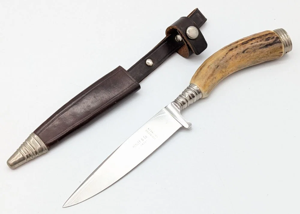 Henry & Co Germany Stag Hunting Dagger w/ Sheath