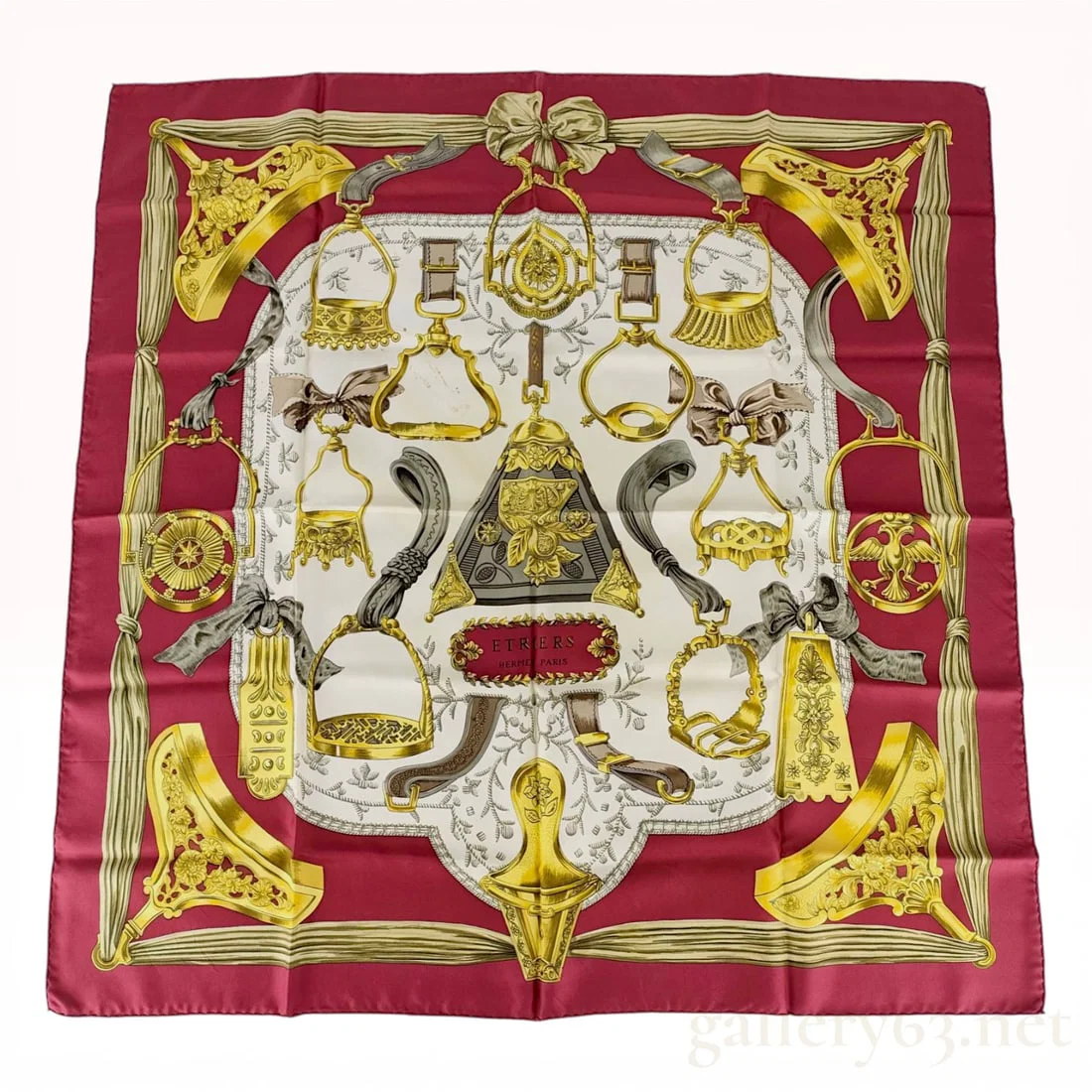 Herm?¨s Etriers Silk Carr?© 90 Scarf