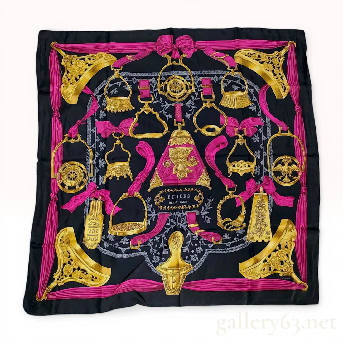 Herm?¨s Etriers Silk Scarf by Fran?§oise de la Perri?¨re