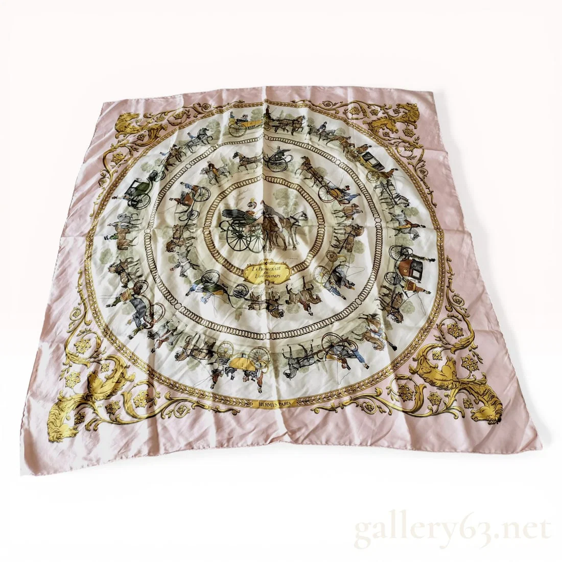 Herm?¨s La Promenade de Longchamps Silk Scarf