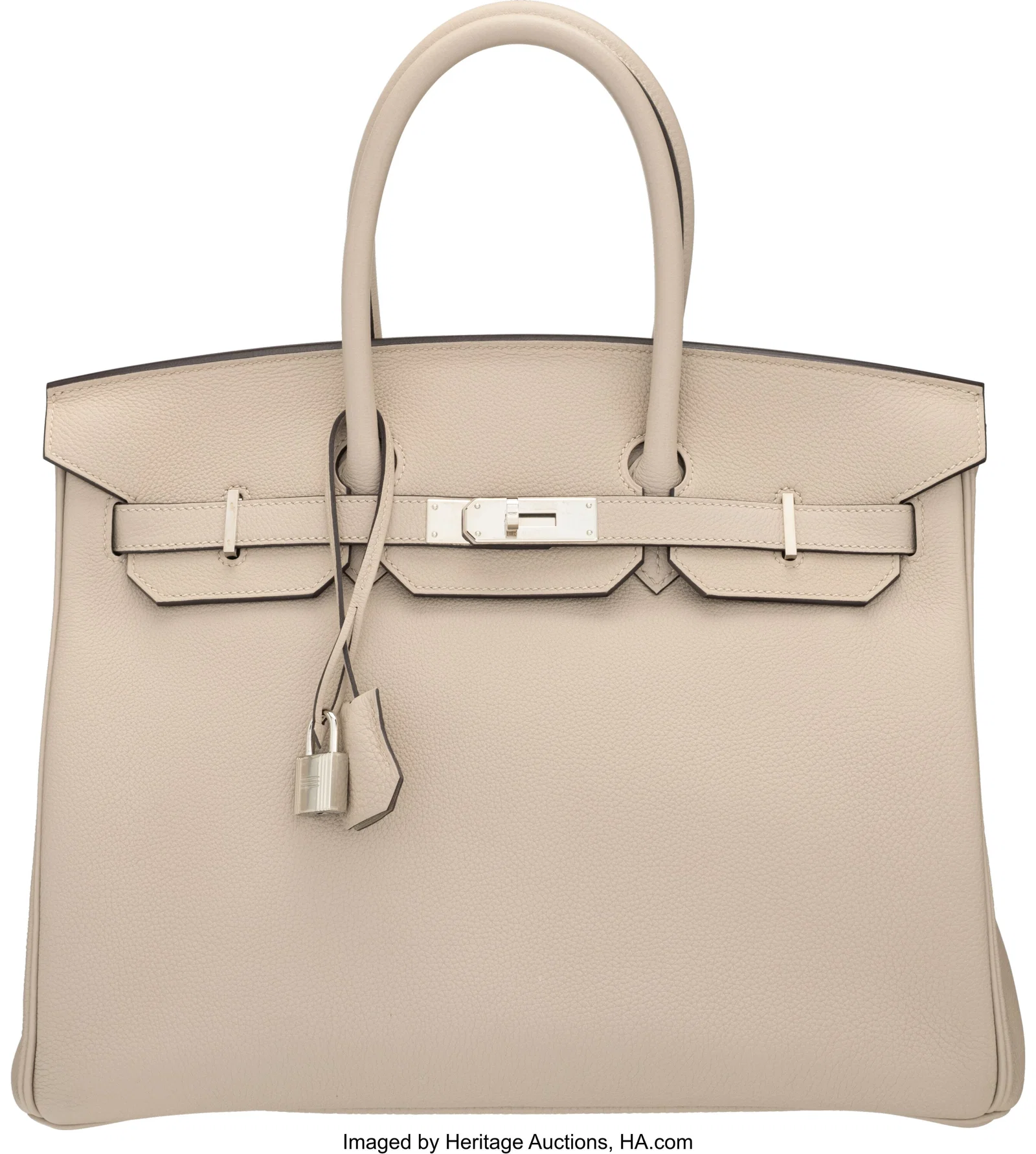 Hermès 35cm Trench Togo Leather Birkin Bag with