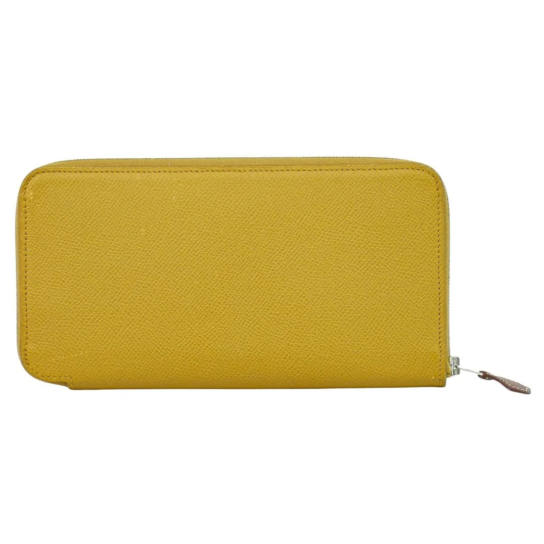Hermes Azap Silkin Beige Leather Wallet 20cm by 10cm